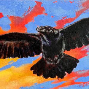 Raven in Flight I (Robyn Scott)