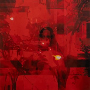 Red Studio Window (Emilie Fantuz)
