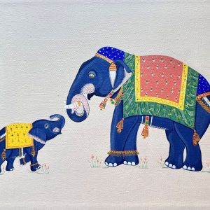Bond Beyond Words-Elephant with her Baby (Anu Kalra)