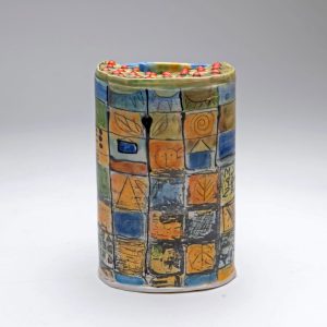 GRID VASE by Karen Franzen (Toronto Potters)
