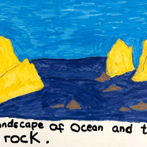 Landscape of Ocean and the Rock - David Oppong (National accessArts Centre  )