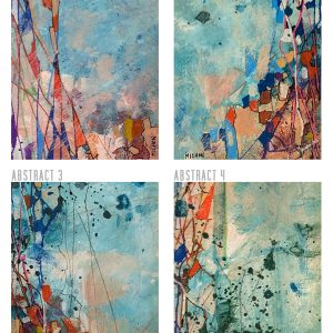 Abstract 1 to 4 Quadriptych (Brian Michon)