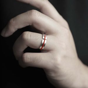 Red Line Band Narrow (Hubert Bao)