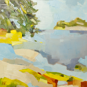 Six Mile Lake, 24x24 in (Daria Gavrilina)