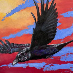 Raven in Flight II (Robyn Scott)