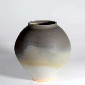 Moon Jar in Smoky Turquoise Glaze (Sheryl Ebon Martinez)