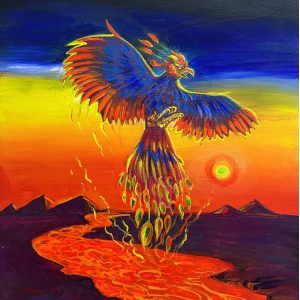 Phoenix of Rebirth - Viktoriya Rudenko (Tangled Art + Disability)