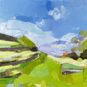 Views of Bergamo Fields, 12X12 in (Daria Gavrilina)