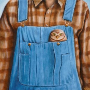 Overalls with Pocket Owl (Stephen Perry)