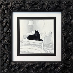 Black Wolf in White (Marica Villeneuve)