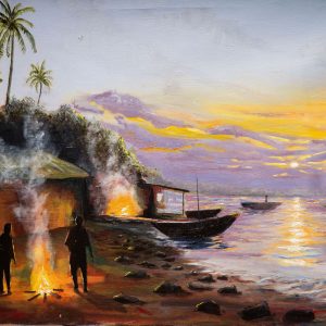 Evening by the Fire (Temitayo Oketola)