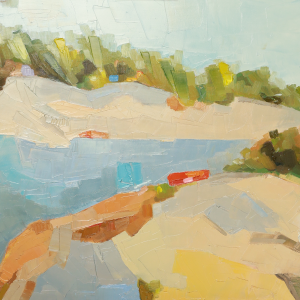 Quiet Afternoon on Franklin Island, 24X36 in (Daria Gavrilina)