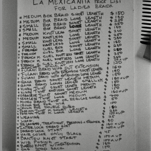 Price List (Ehiko Odeh)