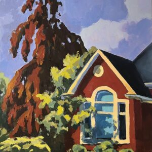 Purple Weeping Beech in Front of a Window (Harriet Liu)