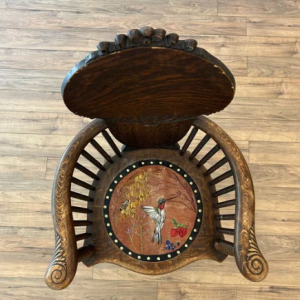 Early 1900s Porcupine Quilled Renaissance Chair (Natasha Sacobie)