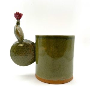 Flowering Cactus Mug (Beyond Pottery Inc Multidisciplinary Art Studio)