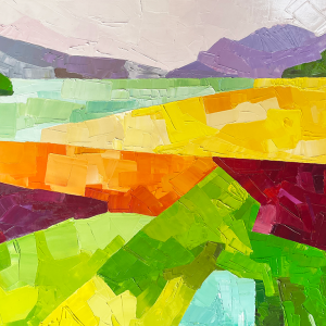 Alpine Valley, 30 X 40 in (Daria Gavrilina)