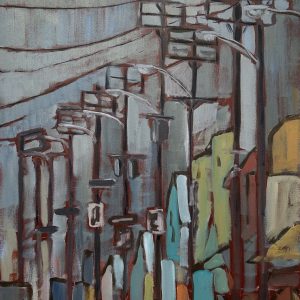Up Augusta Avenue by Eric Fong (Amazing Moss Park Art Collective)