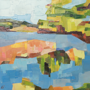 Summer Waters, 24X24 in (Daria Gavrilina)