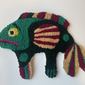 fish creature emerging from the ocean (Anastasia  Tiller)