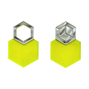 Hexa2 Earrings (Mina Tafazoli)