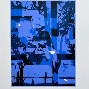 Studio Window (Blue) (Emilie Fantuz)