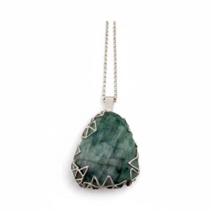 The Green Hugger Necklace (Luci Gil)