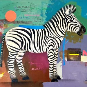Zebra In The Garden (Joejene C. Santos)
