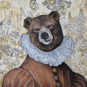 Bear in Lupines (Tara Michelle Walkey)