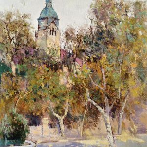 Autumn Colors of the Church (Weiwei Long)