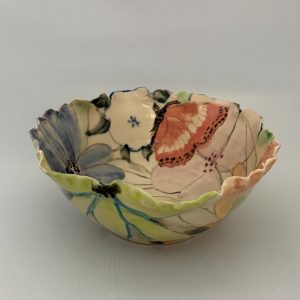 BUTTERFLY BOWL by Susan Card (Toronto Potters)