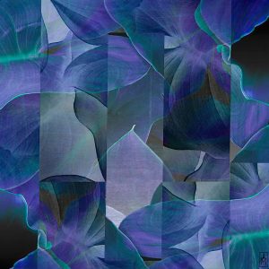 Blue Leaves by Alan Mckee (Amazing Moss Park Art Collective)