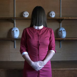 A portrait with masks (Nika Belianina)