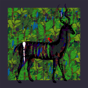 The Forest Deer and The Hemmingbird (Nsem Keka) (Yaw Tony)
