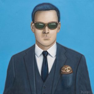 Sharp Dressed Man... with Pocket Owl (Stephen Perry)