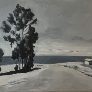 The Solitary Tree on Amantani Island  (Monochromatic) (Harriet Liu)