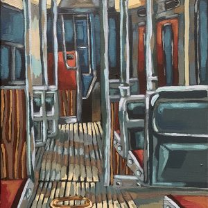 Queen Streetcar at Night (Kate Land)