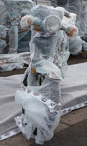 Free-Standing Overnight Artwork Storage